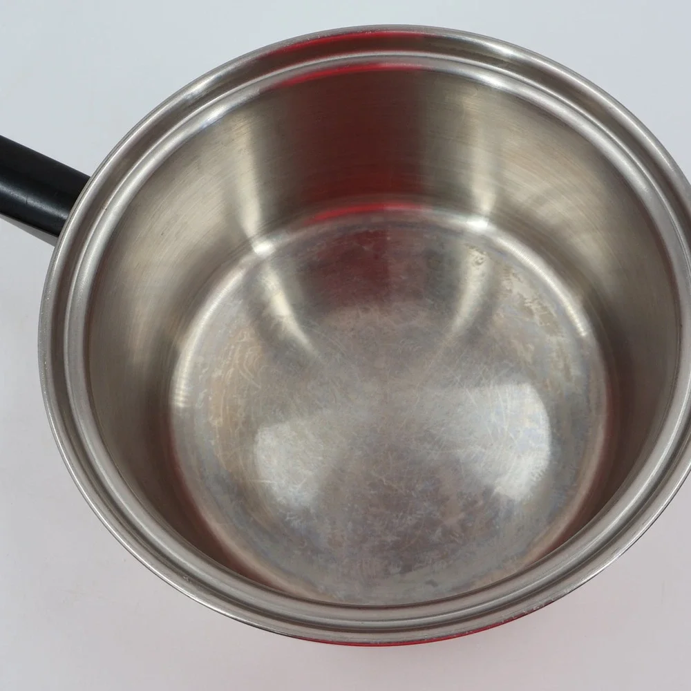 Amway Queen Saucepan Pot 18/8 Stainless Steel Multi-Ply Silver Made in Canada